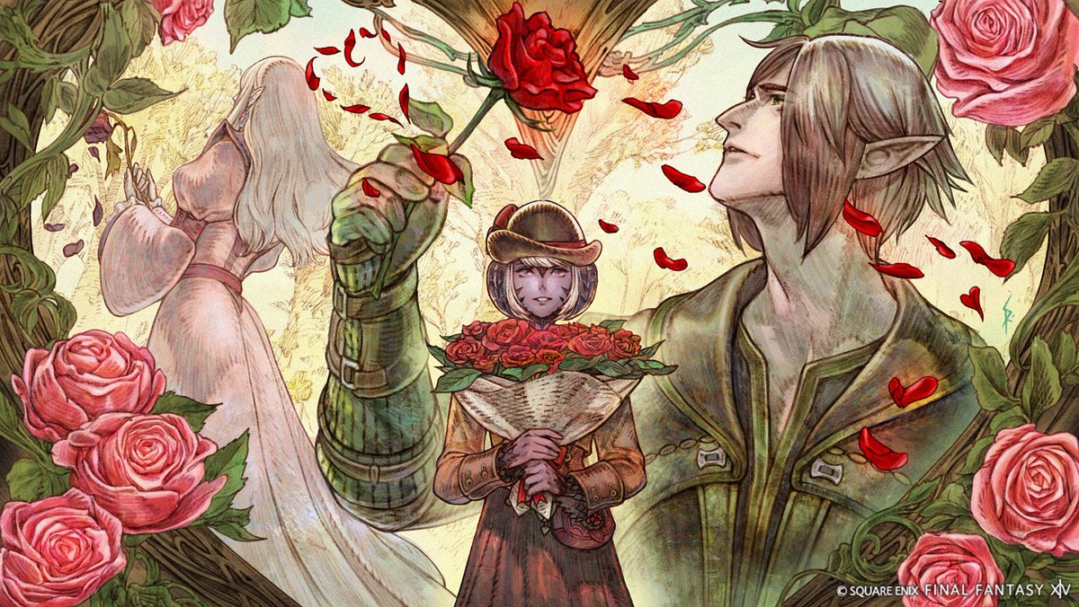 FF_XIV_EN's tweet photo. Roses are red, violets are blue, a garden of love is waiting for you! 🌹 https://t.co/qqthloI28J

Take part in the #FFXIV Valentione's Day event arriving on Monday, February 3! ❤️ https://t.co/UUMG1tNrBv
