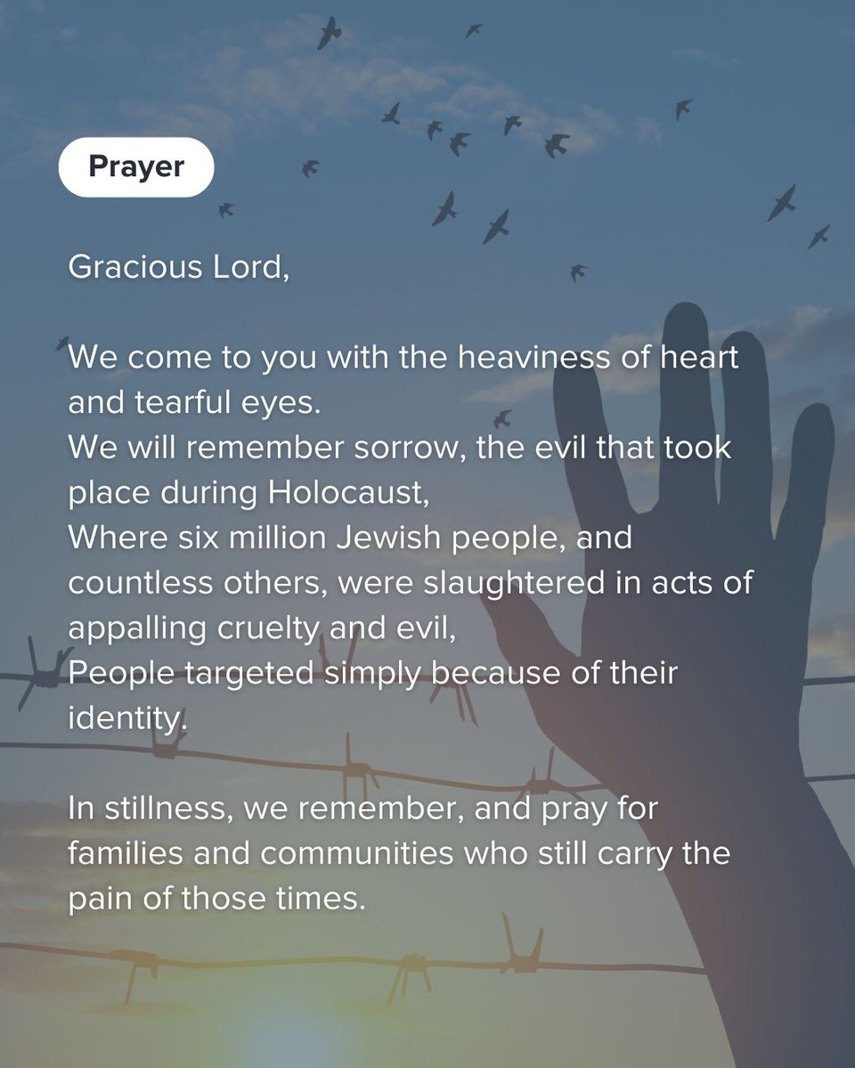 EAUKnews's tweet photo. A Holocaust memorial prayer 🙏 https://t.co/cMaq6Zgzdj