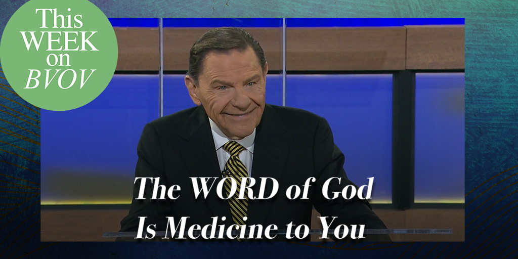 CopelandNetwork's tweet image. Your life is sustained by faith! This week, on #BVOV, Kenneth Copeland shares how God's WORD is medicine to you. Learn to renew your mind to the truth of God’s WORD &amp;amp; act on it. Believe God’s Love &amp;amp; receive your healing today! Watch &amp;amp; download notes @ kcm.org/watch