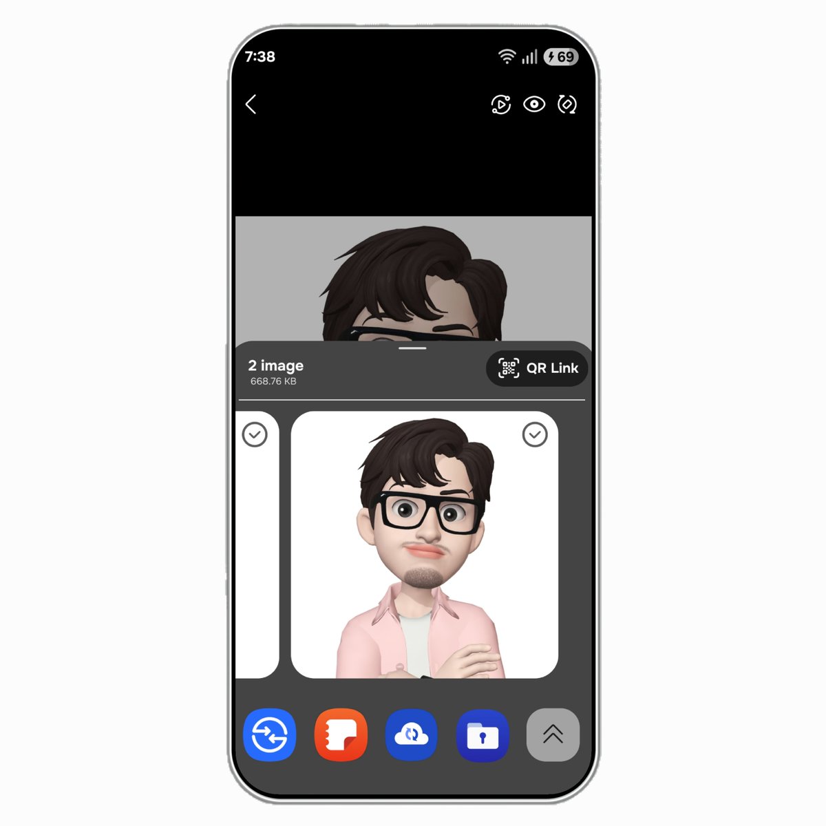 The1UX's tweet photo. #Samsung #ShareList #S24
A cleaner, better Samsung Share list with a direct QR link and the Background staying Remain.
Left(1st) : Concept
Right(2nd) : Current Share list
#Concept15
#OneUI7 #S25ultra #GalaxyAI https://t.co/BjFGuaF0Mt