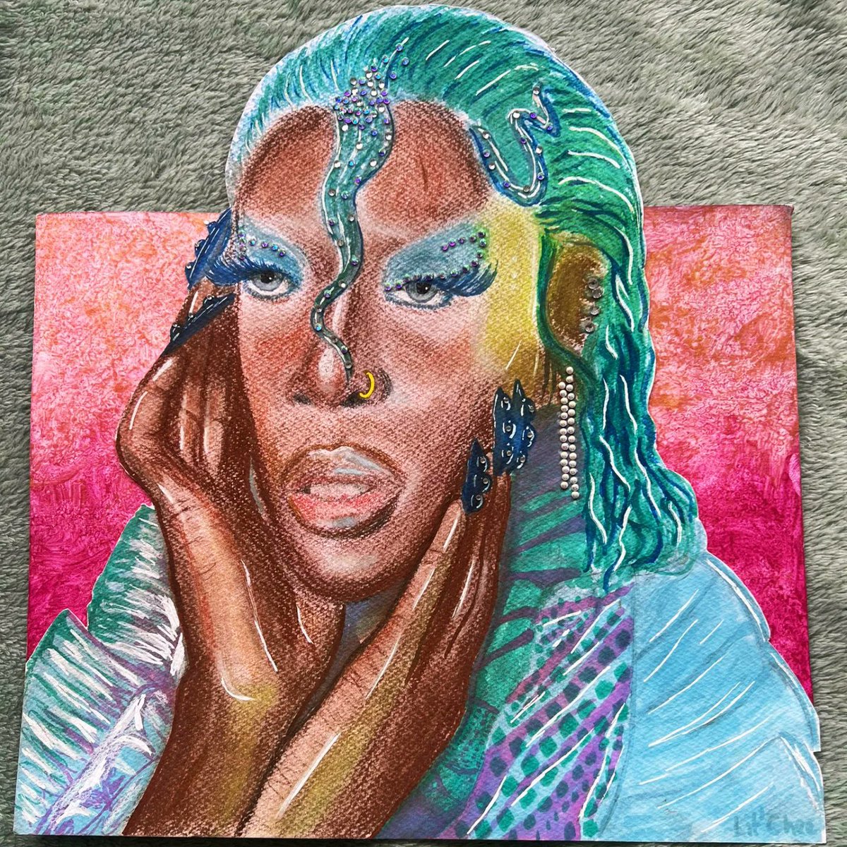 litchee_vince's tweet photo. The art / The artist #LGBTQIAOurRightsExist https://t.co/KnRFoVS3KC