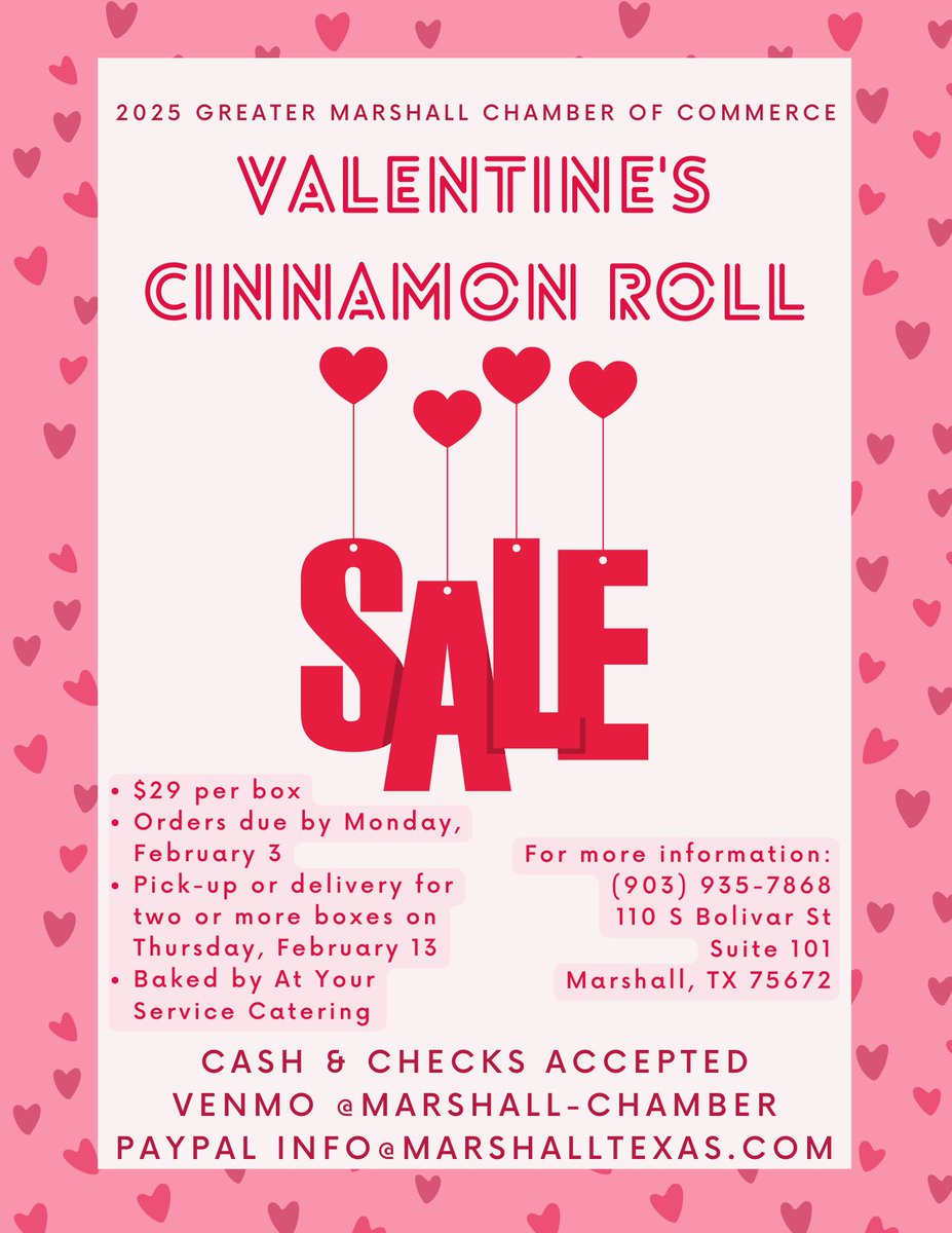 REMINDER! We are still selling the most delicious and delectable cinnamon rolls around!

The cutoff date to order is Monday, February 3rd, so hurry and get those orders in before it's too late!