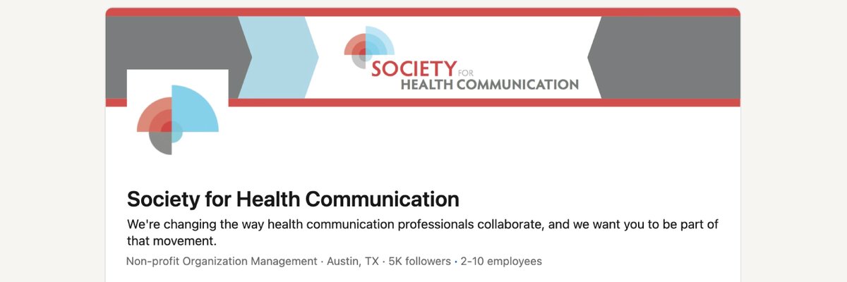 Health Comm Society (@healthcommsoc) on Twitter photo FYI: <a href="/healthcommsoc/">Health Comm Society</a> is sunsetting this account. Please stay connected with the Society by following our LinkedIn account for the latest updates and important industry information.
linkedin.com/company/societ… FYI: <a href="/healthcommsoc/">Health Comm Society</a> is sunsetting this account. Please stay connected with the Society by following our LinkedIn account for the latest updates and important industry information.
linkedin.com/company/societ…