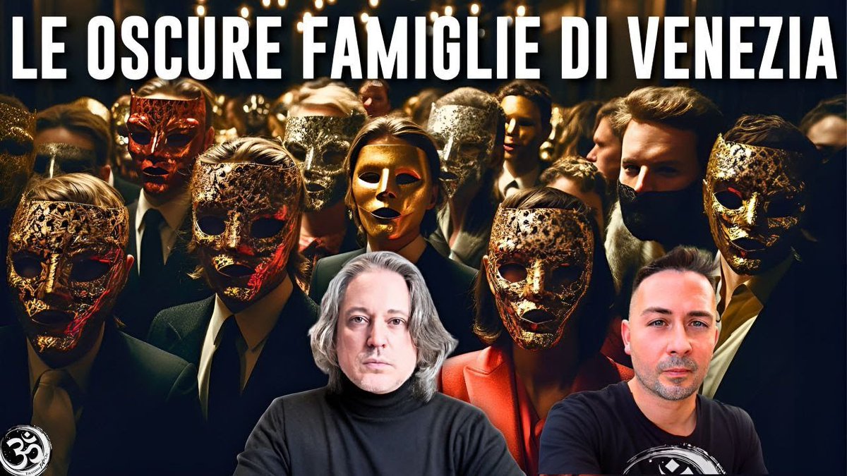 FacciamoFintaX's tweet photo. LE OSCURE FAMIGLIE DI VENEZIA con RICCARDO TRISTANO TUIS 

Alle 21:30 approfondiremo le trame occulte delle famiglie che per secoli hanno influenzato il potere, la cultura e la storia di Venezia

Link: https://t.co/Vl21t4OPry   

@gianlulamberti @GMesbet https://t.co/5C7NmpzHuD