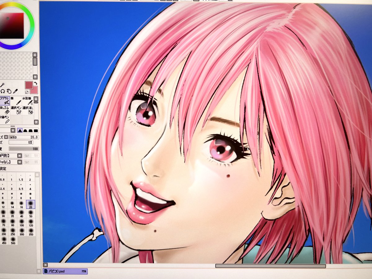 「ちほヨハンソン=パピコ」|奥 浩哉のイラスト