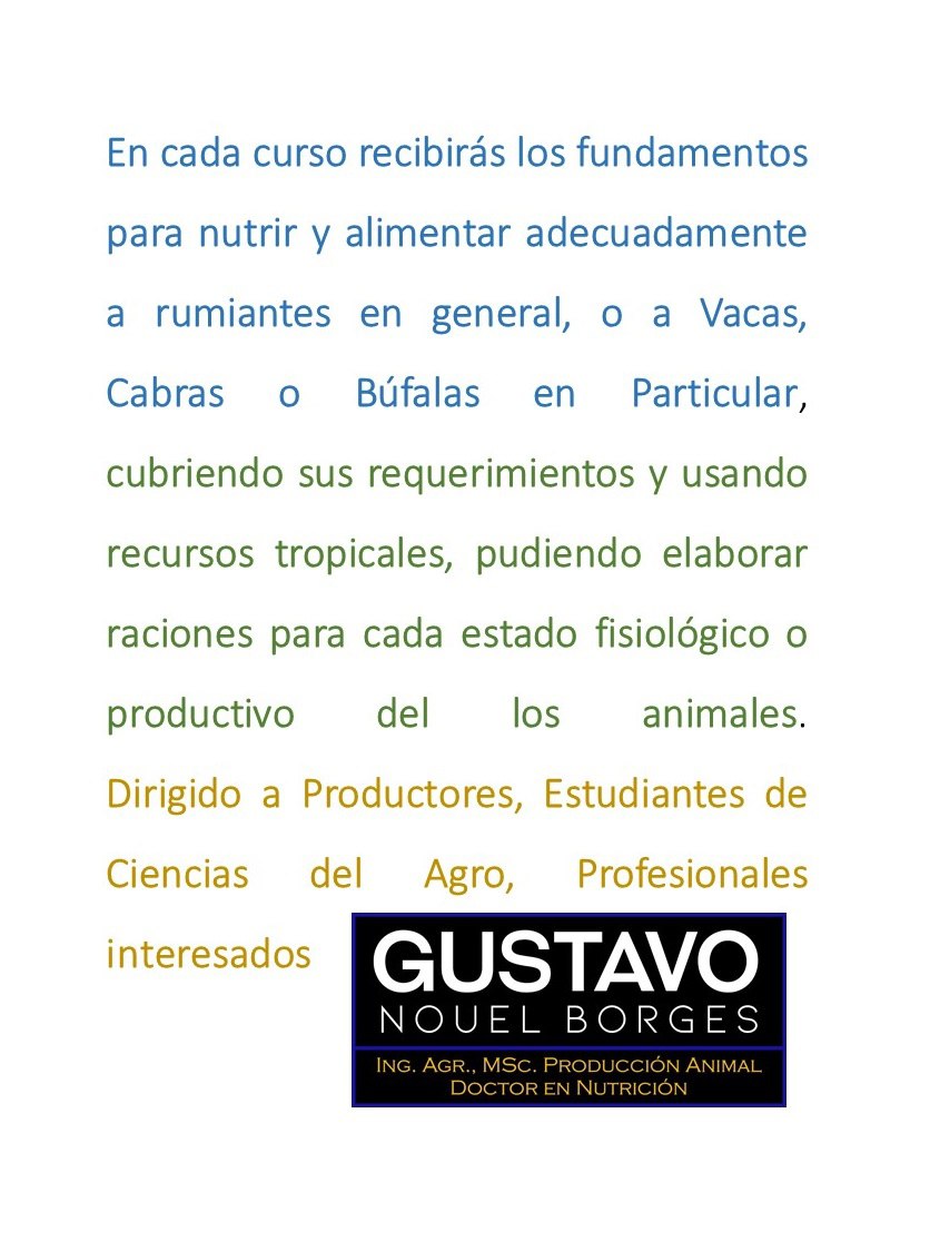 GustavoENouelB's tweet photo. Cursos en Línea Vía Telegram disponibles Ya #nutricionyalimentacion #vacas lecheras #cabraslecheras #bufalas https://t.co/0VrMWA0Tr3