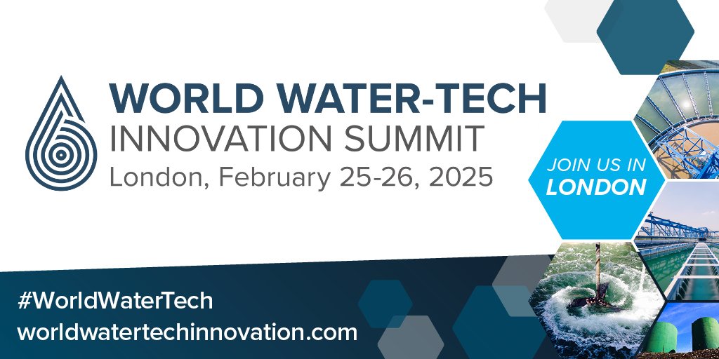 CATWaterPartnership (@catalanwaterp) on Twitter photo 💧Join the <a href="/WorldWaterTech/">World Water-Tech</a> to share best practice in delivering climate-resilient and energy-efficient water Systems.
🗓️February 25-26
📍LONDON
📢Meet water utilities, regulators, engineering firms, investors and start-ups seeking fresh partnerships and new solutions. 💧Join the <a href="/WorldWaterTech/">World Water-Tech</a> to share best practice in delivering climate-resilient and energy-efficient water Systems.
🗓️February 25-26
📍LONDON
📢Meet water utilities, regulators, engineering firms, investors and start-ups seeking fresh partnerships and new solutions.