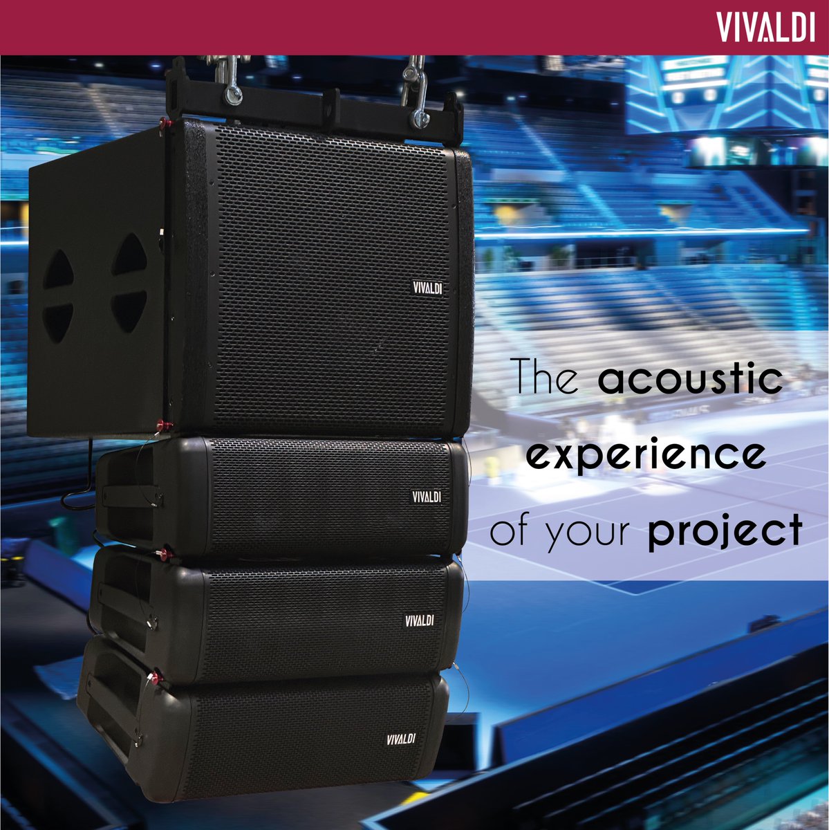 Vivaldi_Srl's tweet photo. 🇬🇧 Lightweight and compact high-efficiency Vivaldi FB350HP Array Systems (350W and 134dB Peak per module in only 9.7Kg) fEquipped with Class D amplifier with DSP and RS485 control port.
Designed to be combined with LASUB1000HP 15’ active subwoofer (1000W). https://t.co/UE4drdT9OC