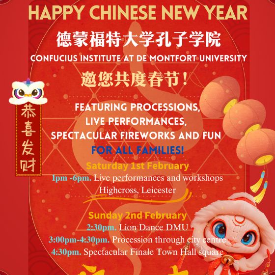 dmuleicester (@dmuleicester) on Twitter photo We’re celebrating Chinese New Year and the Year of the Snake at DMU 🐍🎇
Find out more about our events hosted by the Confucius Institute here 👇📅
ow.ly/zM3k50UMLil
<a href="/DMU_CI/">DMU Confucius Institute</a> We’re celebrating Chinese New Year and the Year of the Snake at DMU 🐍🎇
Find out more about our events hosted by the Confucius Institute here 👇📅
ow.ly/zM3k50UMLil
<a href="/DMU_CI/">DMU Confucius Institute</a>