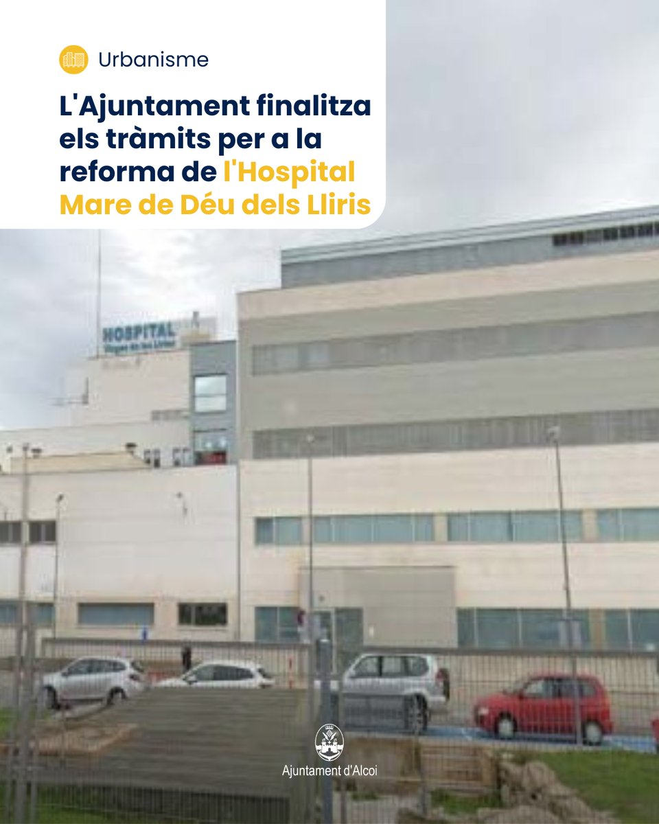 ✅ S' han completat els tràmits administratius  necessaris perquè la Generalitat Valenciana puga iniciar l'ampliació i  reforma de l'hospital, una infraestructura clau per als 136.000  habitants de l'Alcoià i el Comtat 

🔗alcoi.org/ca/portal/noti…

#Alcoi #AlcoiViu