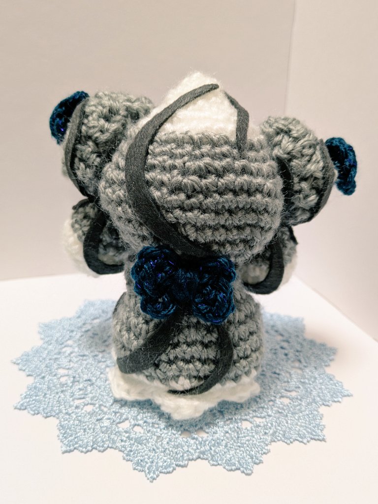 ちゃんさのさん（@alcremie_Ruby）の編み図をお借りして、色違いの