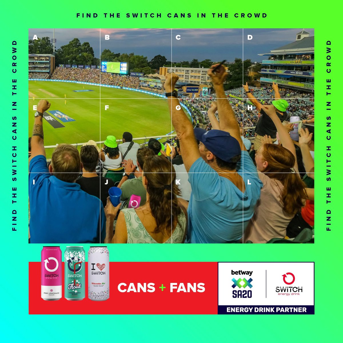 _Switch_energy's tweet photo. Take a lunch BREAK.😎💥
  🔍 Can you spot the hidden Switch cans?😋 Drop your answers in the comments!😎

#FindTheCan #LunchTimeBreak #DrinkSwitch #SwitchEnergy #FlavourOfSummer https://t.co/QIPw7AsUo6