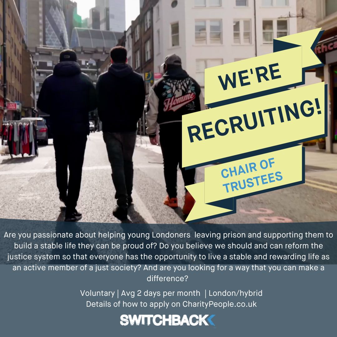 We've partnered with the incredible <a href="/CharityPeople/">Charity People</a>  to find a compassionate and experienced leader to become our new Chair of Trustees.

Please click this for details on how to apply: switchbackworks.info/Chair-of-Trust…