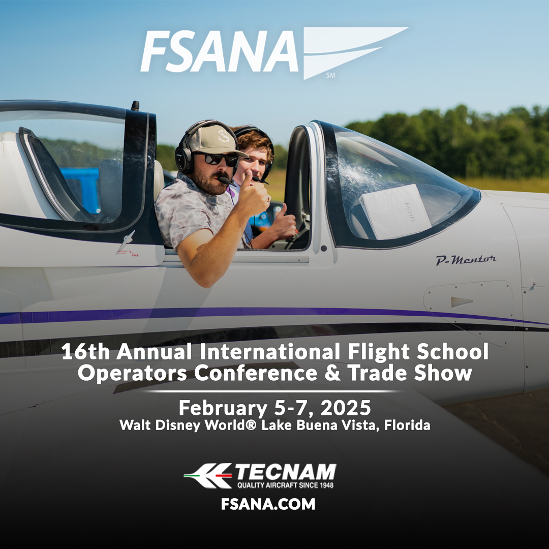 tecnam's tweet photo. A mandatory date to reserve for anyone involved in the worldwide aviation training market. Join us during FSANA International Flight School Operators Conference & Trade Show 2025 in Florida.
https://t.co/RPrpUHVUJ0
#FSANA #TecnamFleet https://t.co/pRVq6NBEhg