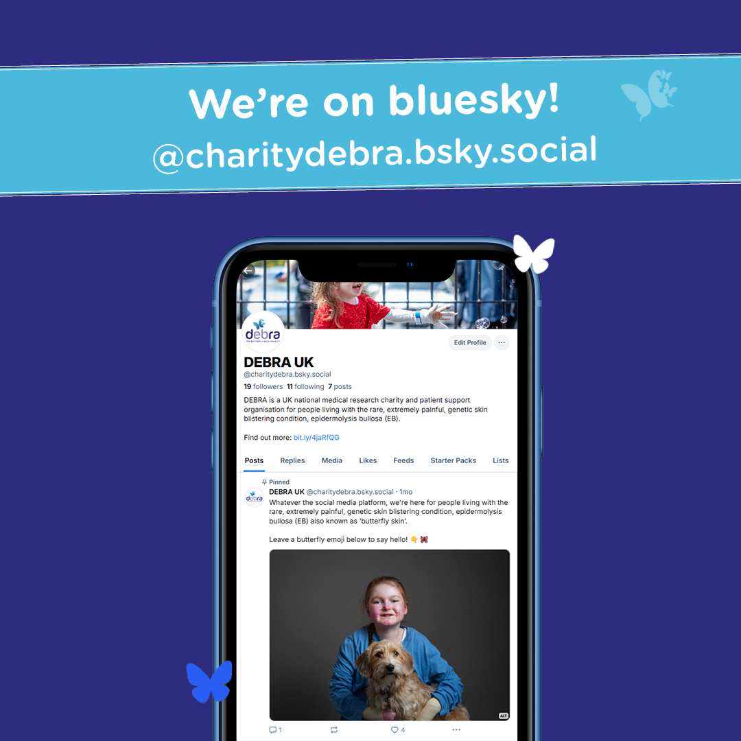 CharityDEBRA's tweet photo. We're on @bluesky! 🦋

Join the conversation 👉 https://t.co/shVyH3RfqS https://t.co/dSfXz65xye