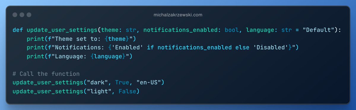 the_mzakrzewski's tweet image. I advise choosing a class rather than a lengthy list of parameters in a function.

It makes the code more readable and maintainable.

#CodingTips #ProgrammingBestPractices
