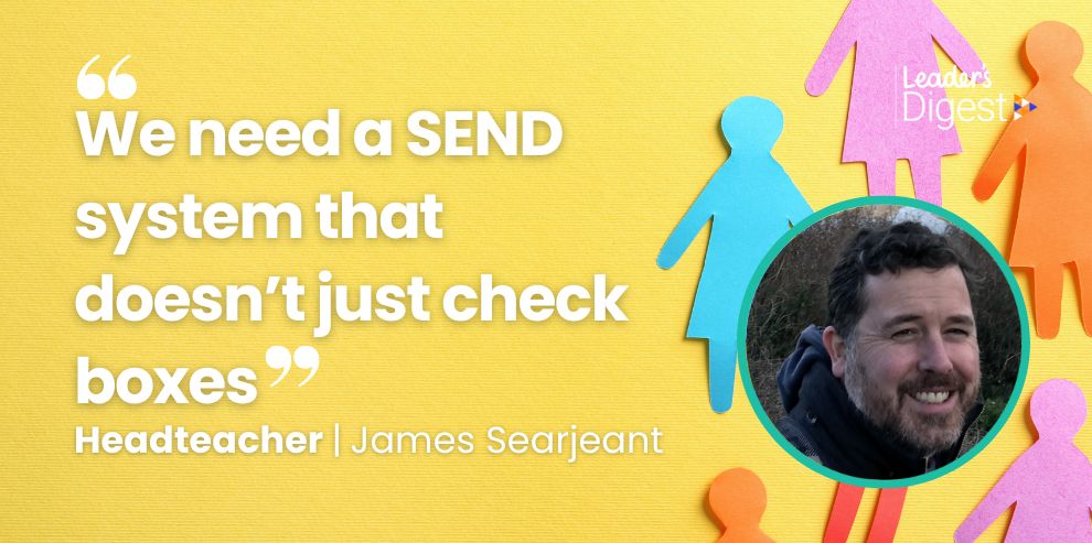 Natalie - Leader's Digest (@heard_sendblog) on Twitter photo Experienced headteacher, James Searjeant, reveals his thoughts on inclusion, SEND and shares his top tips for leaders.
Reminder: Submit your views to the SEND call for evidence, ending on 30th January.
<a href="/TwinklSLT/">The Leaders Team</a> <a href="/senresourceblog/">Georgina Durrant</a>
twinkl.co.uk/l/b9wxr Experienced headteacher, James Searjeant, reveals his thoughts on inclusion, SEND and shares his top tips for leaders.
Reminder: Submit your views to the SEND call for evidence, ending on 30th January.
<a href="/TwinklSLT/">The Leaders Team</a> <a href="/senresourceblog/">Georgina Durrant</a>
twinkl.co.uk/l/b9wxr