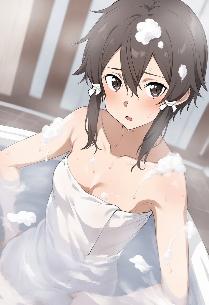 Azai245925's tweet photo. 朝田詩乃🛀

 #ソードアート・オンライン
 #SAO
 #AIart 
 #AIイラスト 
 #AI画像生成 https://t.co/Uihr5SiqUt