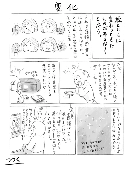 変化 1/2 