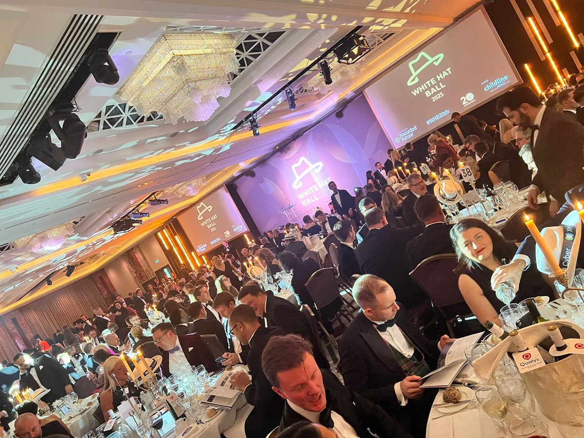 prpr_uk's tweet photo. Our COO, Debbie Jones, had a fantastic time at the White Hat Ball on Friday.

Celebrating its 20th anniversary, the event brings the #cybersecurity community together to raise money for @NSPCC Childline. This year over £400,000 was raised! 🎉 https://t.co/SQEZfZJfFj