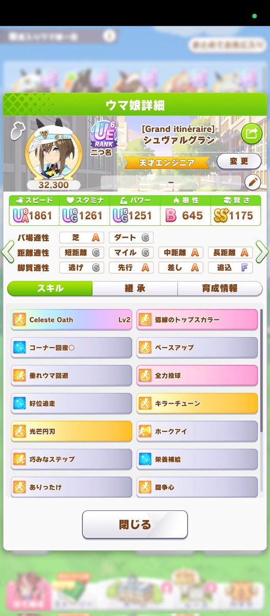 自分の中では一番でした
#ウマ娘　#シュヴァルグラン