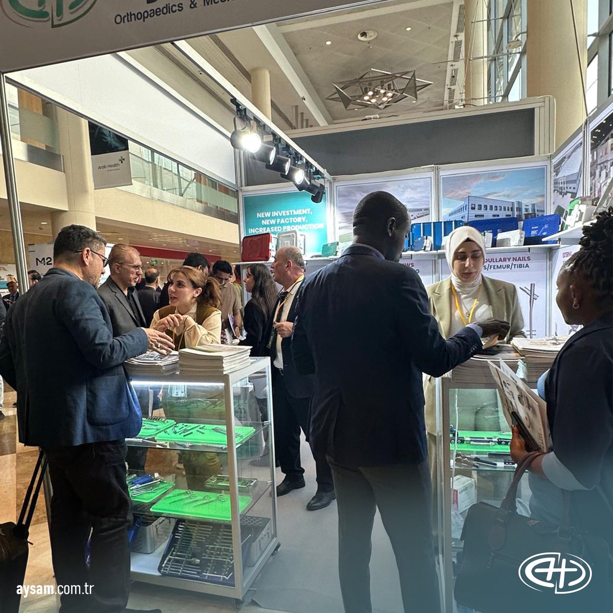 AysamOrtho's tweet photo. Arab Health 2025 is started!
We are excited to welcome all visitors to our stand in C.B141 from January 27 to 30.

#aysam #aysamorthopaedics #arabhealth #arabhealth2025 #dubai #medicalexhibition https://t.co/ucOMjdznOM