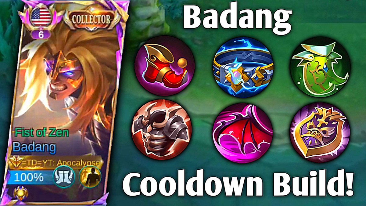 mlbbapocalypse's tweet photo. BADANG COOLDOWN BUILD 2025! | MLBB

#mlbbapocalypse #apocalypse #mlbb #mobilelegends #mobilelegendsbangbang
#badang #mlbbbadang #mlbbbadanggameplay #mlbbbadangbestbuild #mlbbtopglobalbadang

https://t.co/bencX0sF5v https://t.co/Xvu893HfzP