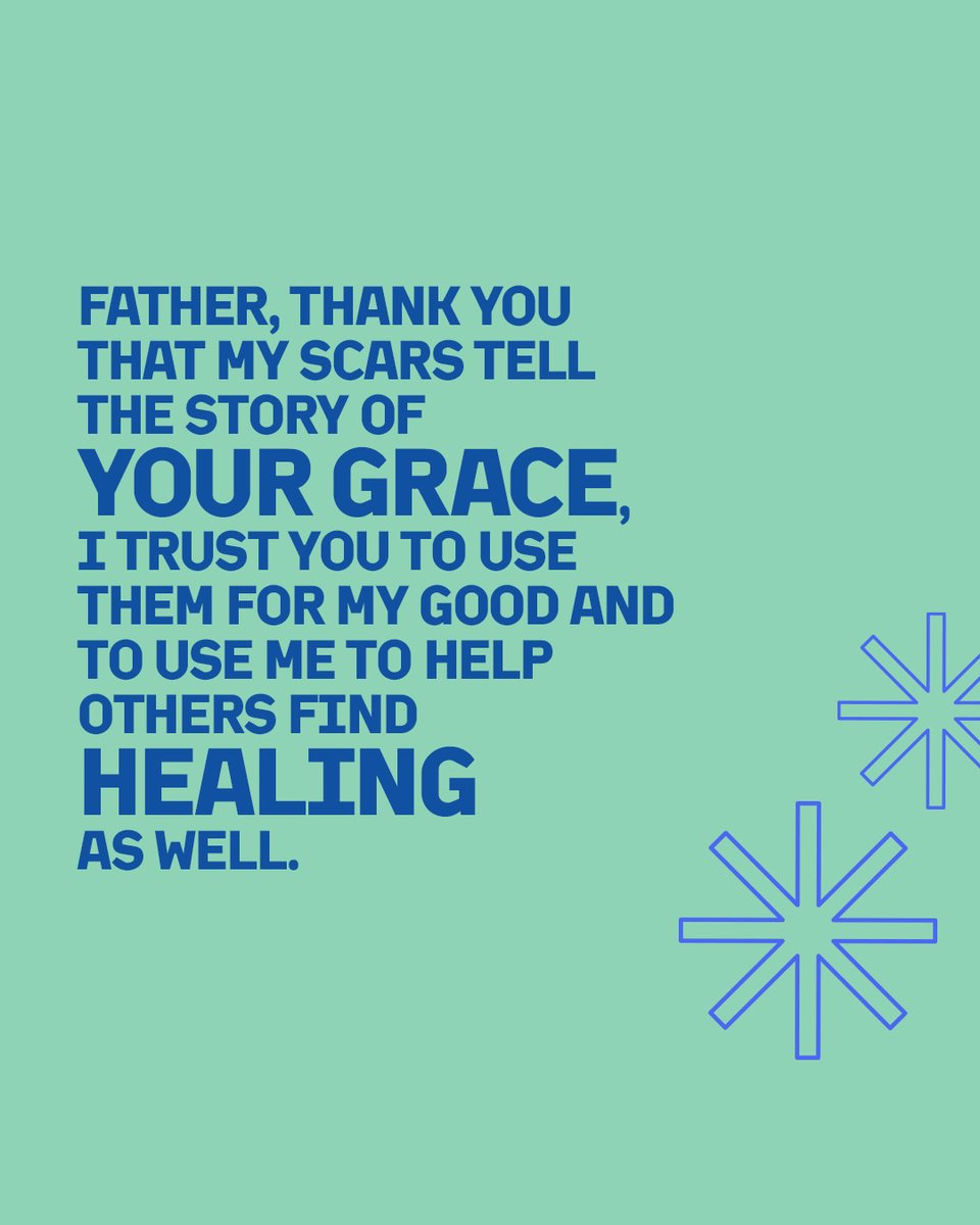 lakewoodchurch's tweet photo. Father, thank You that the scars tell the story of Your grace, forgiveness, and redemption in my life. I trust that You will use them to help others find healing as well. In Jesus’ name, Amen. https://t.co/Jgw8pN2Mks