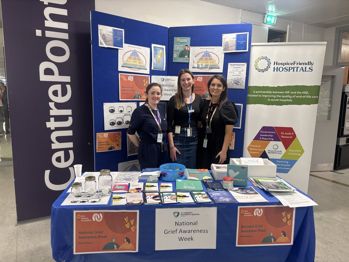 National Grief Awareness Week is here (Jan 27-30)! This year’s theme, Be Grief Aware. Show You Care, encourages open, compassionate support for those navigating grief. Visit our CentrePoint stand today to learn about our bereavement services. #BeGriefAware #NGAW #NGAW2025 #SVUH