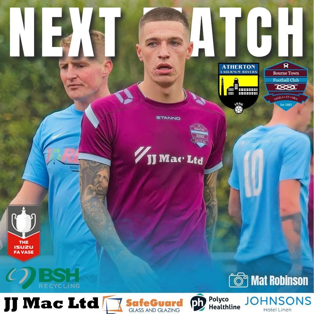 BourneTownFC's tweet photo. 👀All EYES ON THE VASE 👀

We have limited spaces left on the supporters buses for our trip to @AthertonLRFC this weekend.  Let us know if you want to book a spot!

For those driving or on the trains, see you in M46 👊

#UptheWakes https://t.co/8ASpnfMpnZ