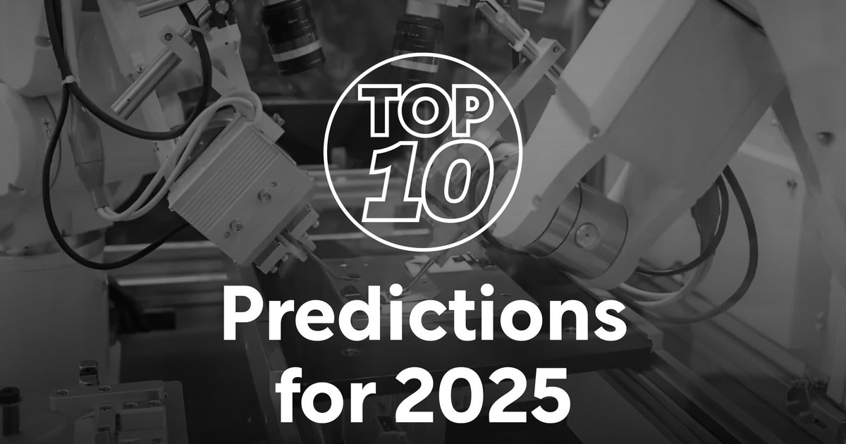 What’s next for manufacturing in 2025?

<a href="/Lenovo/">Lenovo</a>'s Anthony Sayers predicts edge computing, digital twins, AI-powered factories, and the industrial metaverse will define the future. 

Which trend will lead the way? Find out here: ow.ly/AXSn50UHGuX

#SmartFactories #Industry40