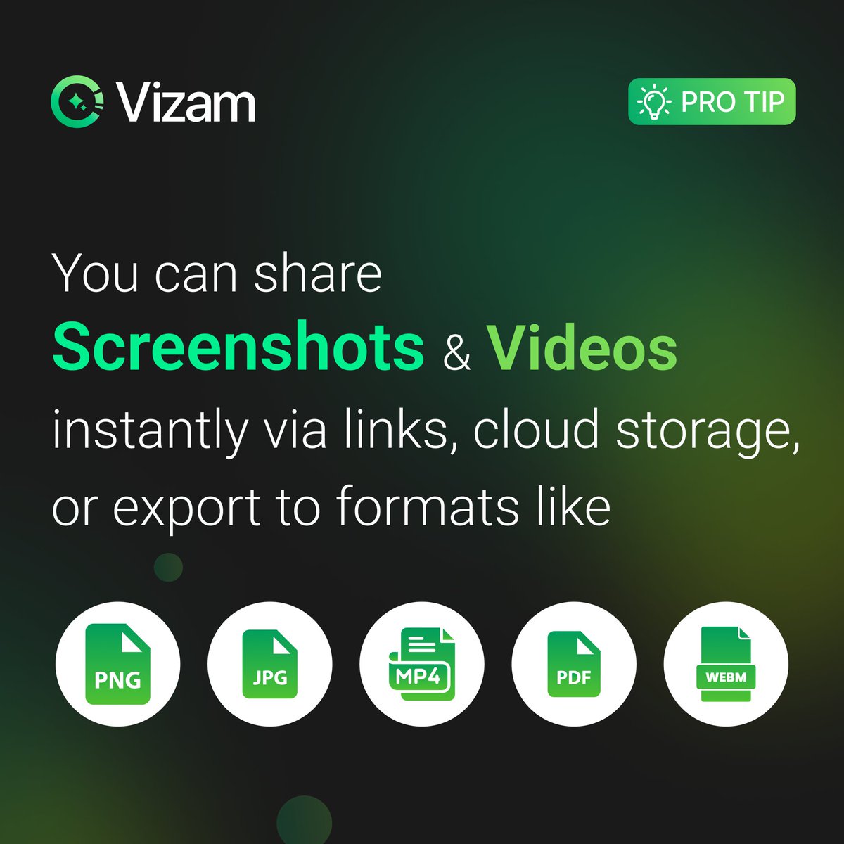 VizamScreenTool's tweet photo. With Vizam, you can record high-quality videos seamlessly and share them instantly! ✅

Try it today: https://t.co/w5KYY9cnUx

#screenrecorder #chromeextension #productivitytool #gamers #contentcreators https://t.co/khAyyGABVE