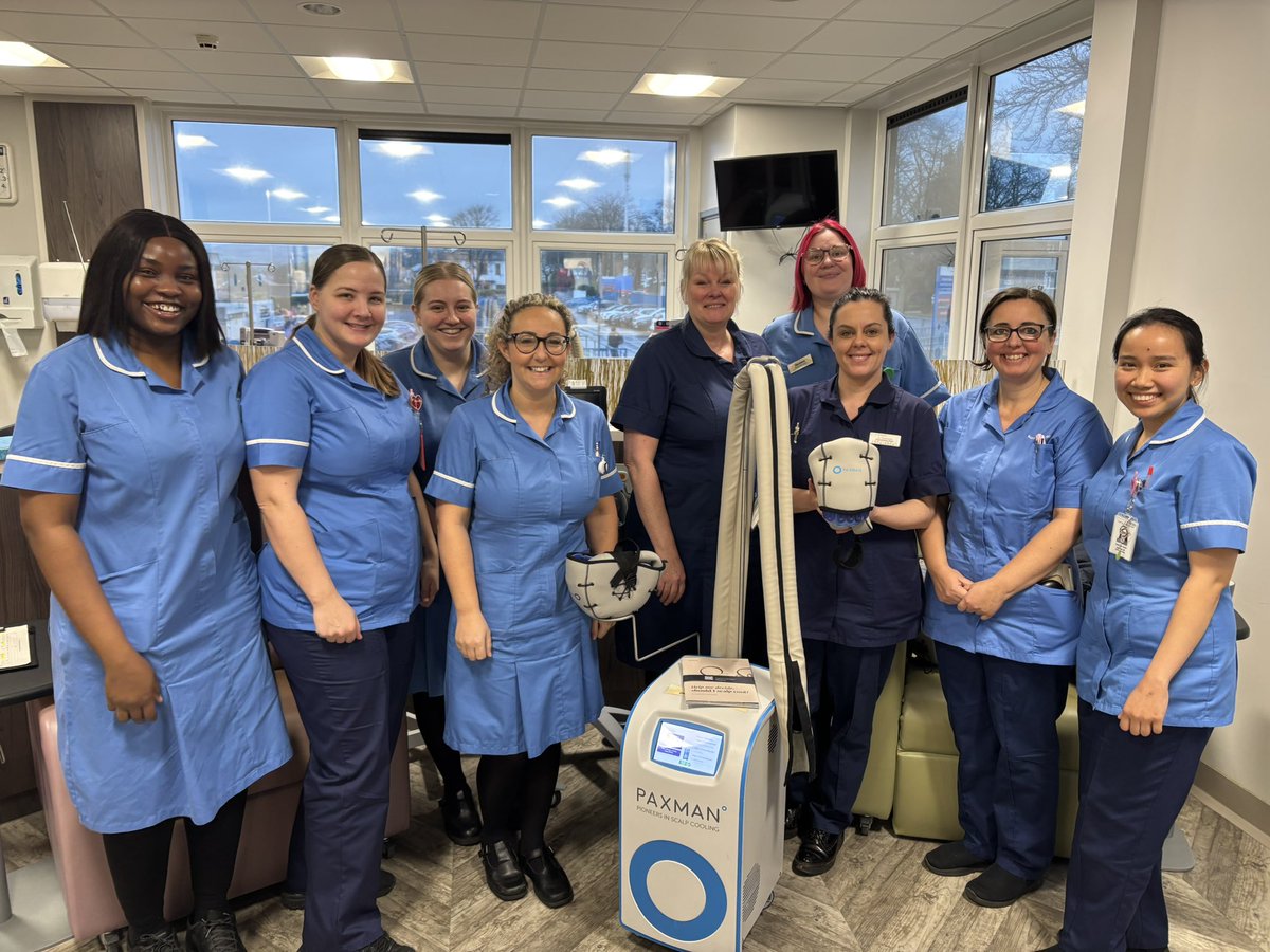 JackFDPaxman's tweet image. Bright &amp;amp; early @scalpcooling training session for the team at Burnley General @ELHT_NHS

Lots of questions from the team, who are so passionate about providing exceptional patient care 🩵

#scalpcooling
