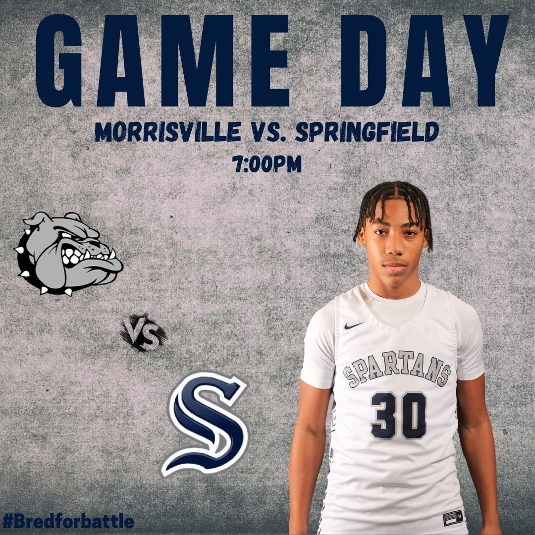 STHS_hoops's tweet photo. 🚨 GAME DAY 🚨

Back to back home games starts tonight against Morrisville! 

📍 Springfield
⏰ JV- 5:30pm
⏰ Varsity- 7:00pm

#bredforbattle https://t.co/2WQMzFRmWC