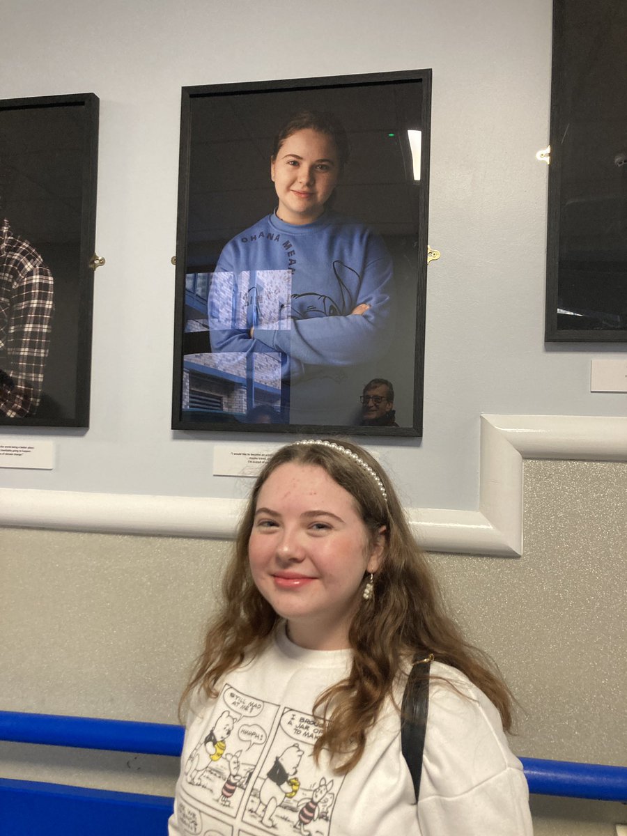 jenkean's tweet photo. A new series of portraits of #Bradford teenagers had been unveiled at the Bradford Royal Infirmary. They’re taken by photographer @tarlyn as part of the @BiBresearch Age of Wonder Teenage Stories. I spoke to those involved for @bcbradio - catch my interviews later today after 5pm https://t.co/fMjORmseJ0
