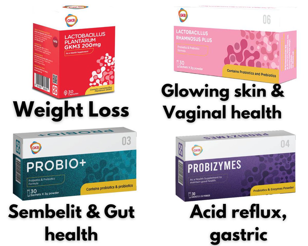 yanaazmill's tweet photo. 4 Probiotics TERBAIK so far i sendiri pernah try <3 

1. Weight loss ✅
2. Help to maintain glowing skin &amp; good vaginal health ((💯real))
3. Reduce masalah sembelit ☝🏻😔
4. No more acid reflux and gastric even lepas makan spicy food 🌶️ https://t.co/mVADZMPa70