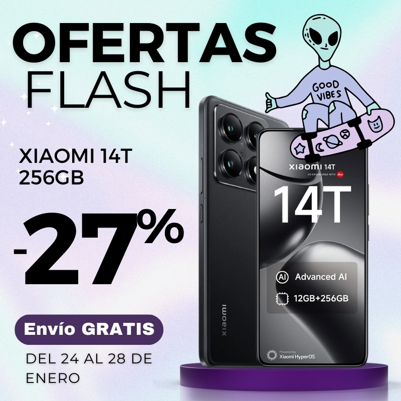 AllZoneTienda's tweet photo. Xiaomi 14T: Un smartphone que redefine tus expectativas 📊
¡Corre a nuestra web y App para aprovechar las Ofertas Flash y conseguir este smartphone con Dolby Vision con un descuento del 27% y envío gratis! 👽
https://t.co/lHFYjG96Xv
#Allzone #OfertasFlash #Xiaomi #Xiaomi14t https://t.co/8x8JdZgPVP