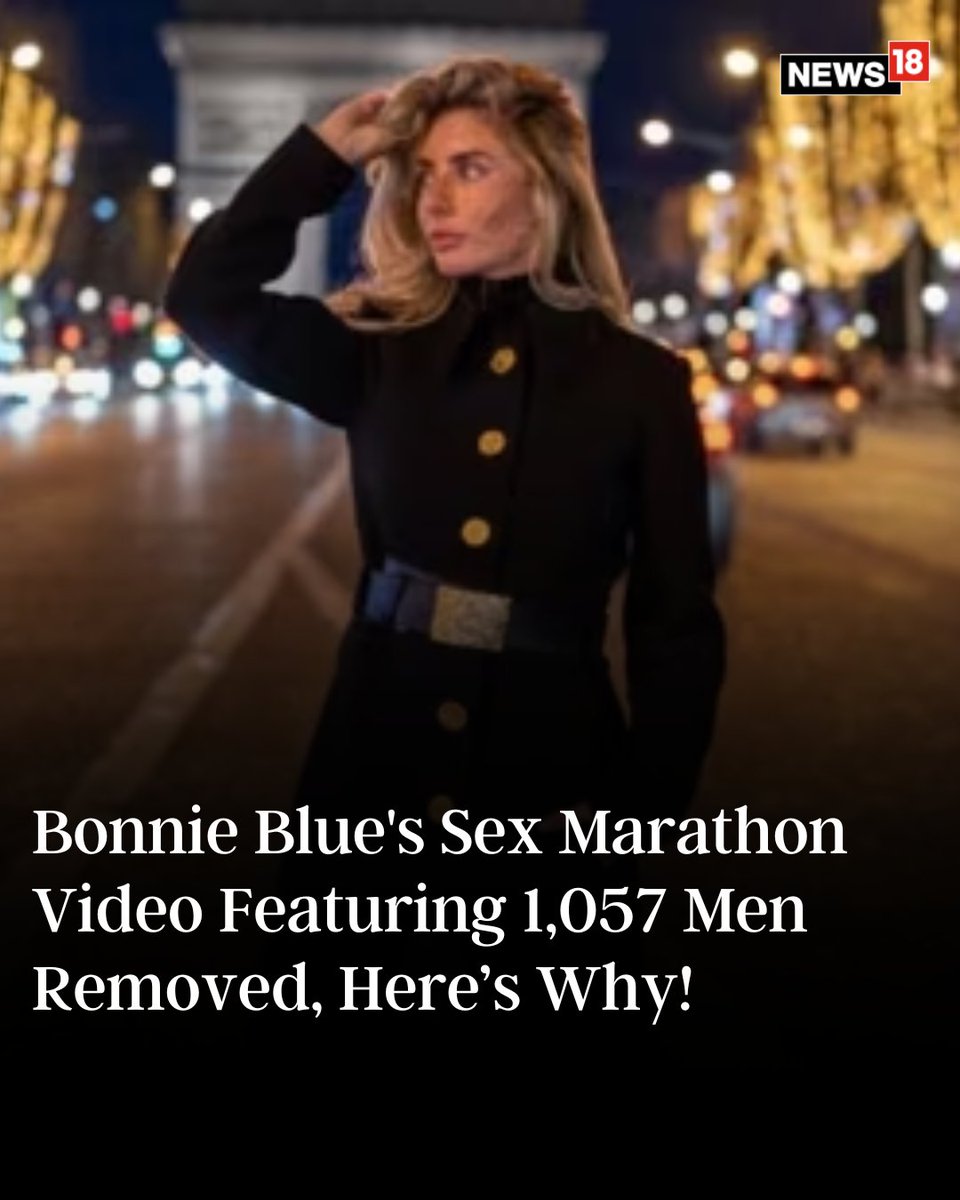 News18 on X: The video of Bonnie Blues marathon sex stunt of sleeping  with over 1,000 men has been banned from adult site OnlyFans for breaking  the platforms rules. BonnieBlue Viral Trending