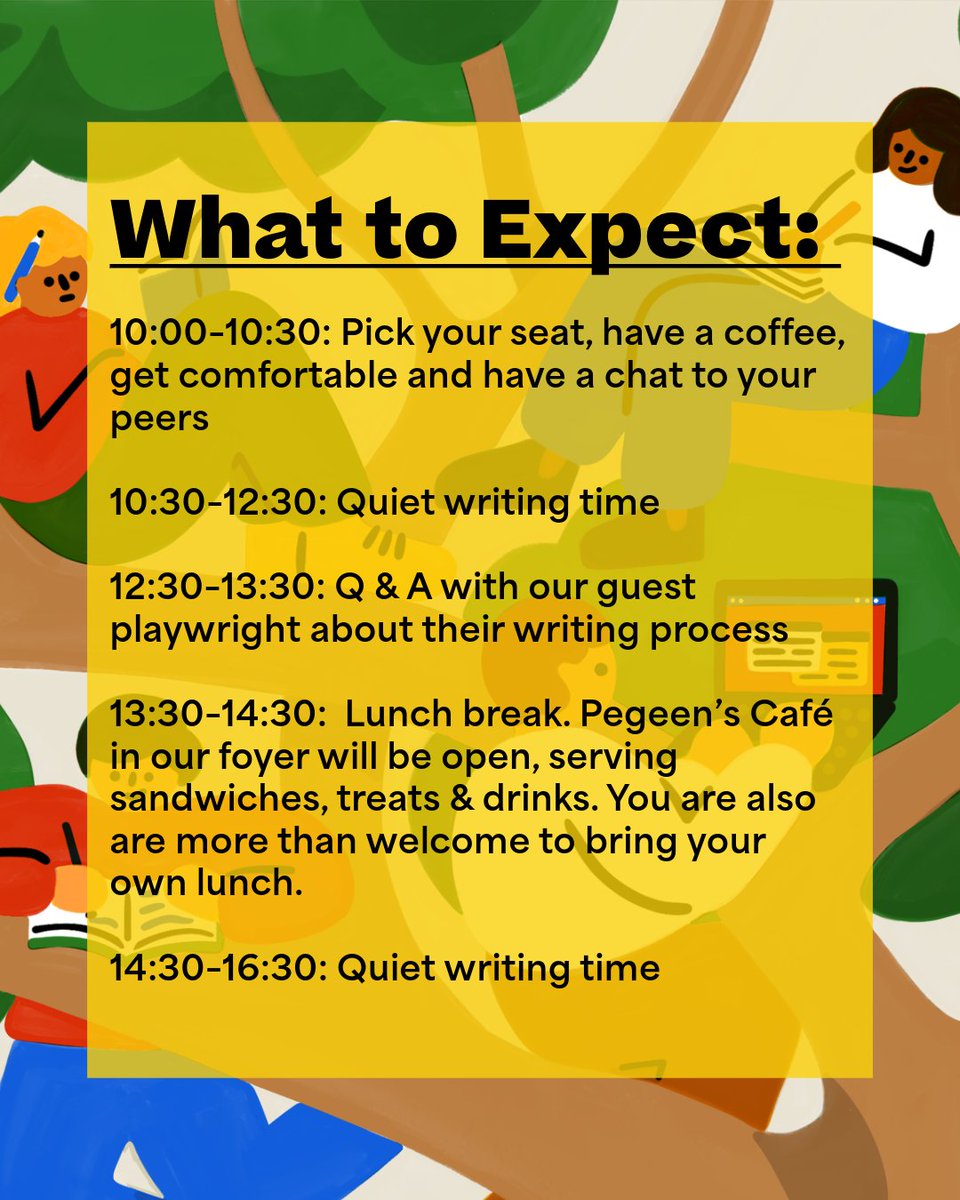 AbbeyTheatre's tweet image. Guess what time it is? #TimeToWrite is back! 📝✨

Our free monthly gathering for playwrights and performance makers working on a writing project returns on February 10, with guest writer Shaun Dunne 👏