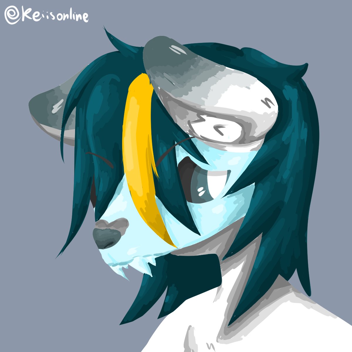 keiisonline's tweet image. new sona
#furry #furryart
