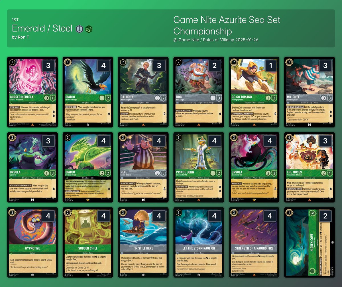 inkDecks: Lorcana Decks tweet media