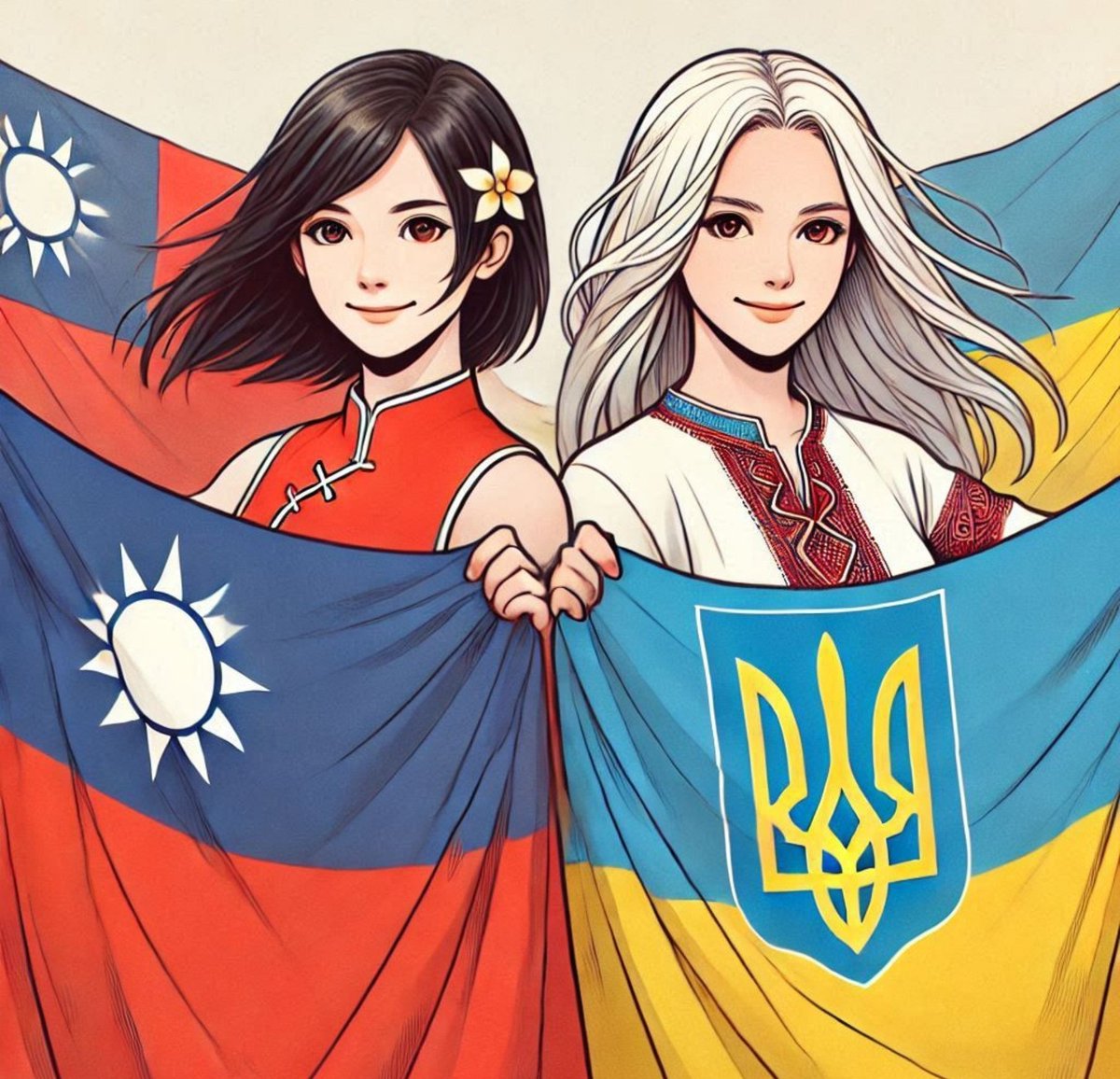 Stand with Taiwan 🇹🇼 
Stand with Ukraine 🇺🇦