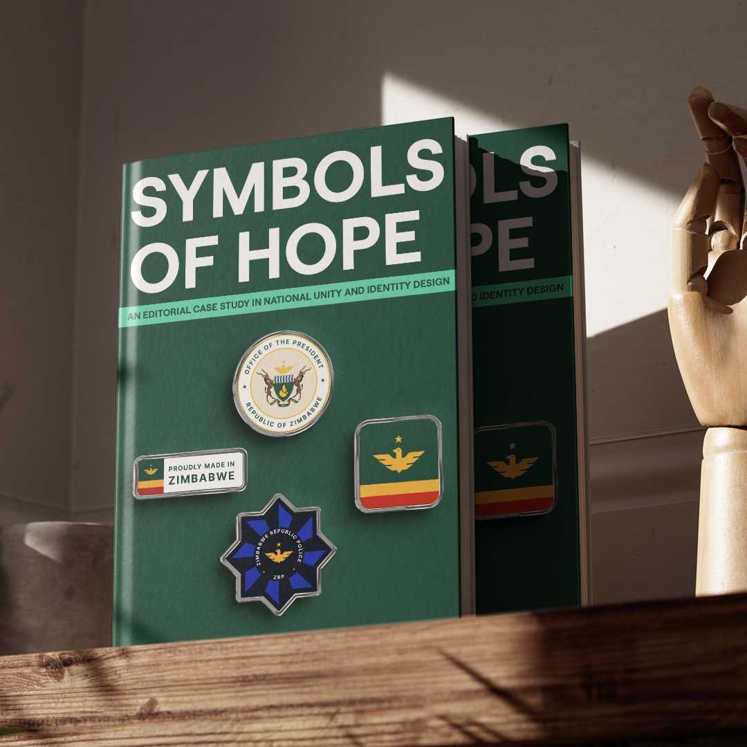 Symbols Of Hope: version 1.2 is out now.

Highlights:
•⁠ ⁠History of Bantu and our design strategy
•⁠ ⁠Inspiration from ancient rock carvings
•⁠ ⁠Step-by-step of flag and coat of arms design

Download
zarura.co.zw/symbols-of-hop…

#zimbabwe #branding #nationalidentity #zarura