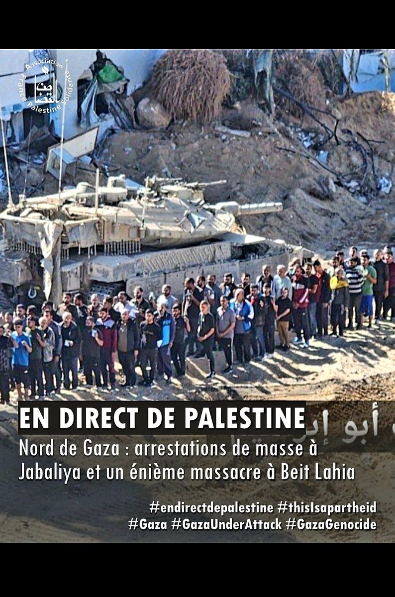 <a href="/EmmanuelMacron/">Emmanuel Macron</a> <a href="/EmmanuelMacron/">Emmanuel Macron</a> "Plus jamais ça" mais vous laissez un autre peuple se faire exterminer et déporter sous les yeux du monde entier sans que personne n'arrête le Hitler israélien ! 
À quoi sert ces cérémonies d'hommage à la mémoire si c'est pour laisser un autre génocide se dérouler