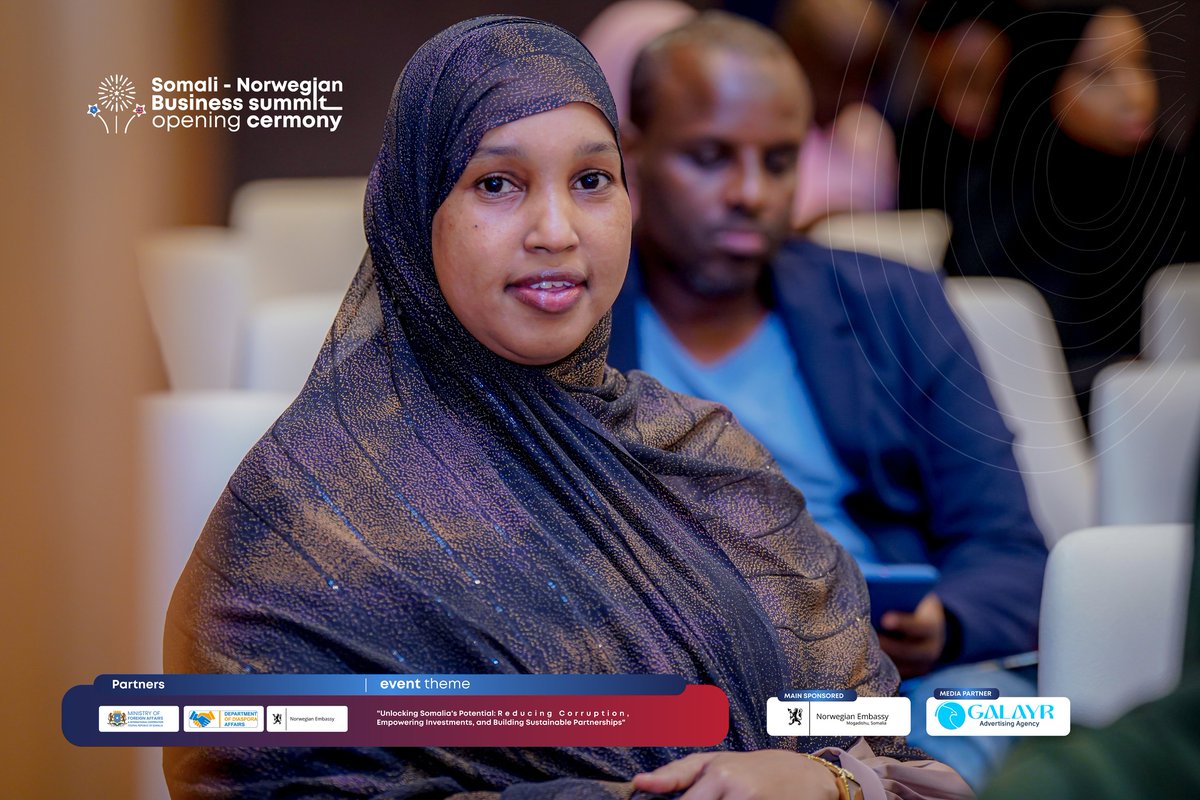 Snchamber1's tweet photo. Somali Norwegian chamber of Commerce
@Snchamber1
·
Now
Sawiro qeybtii ugu danbeysay Bandhigga Ganacsigga Somali Norwegian Chamber. Let’s build bridges, break barriers, and shape the future of Somalia’s economy! 📷 https://t.co/J99q7cQPgd