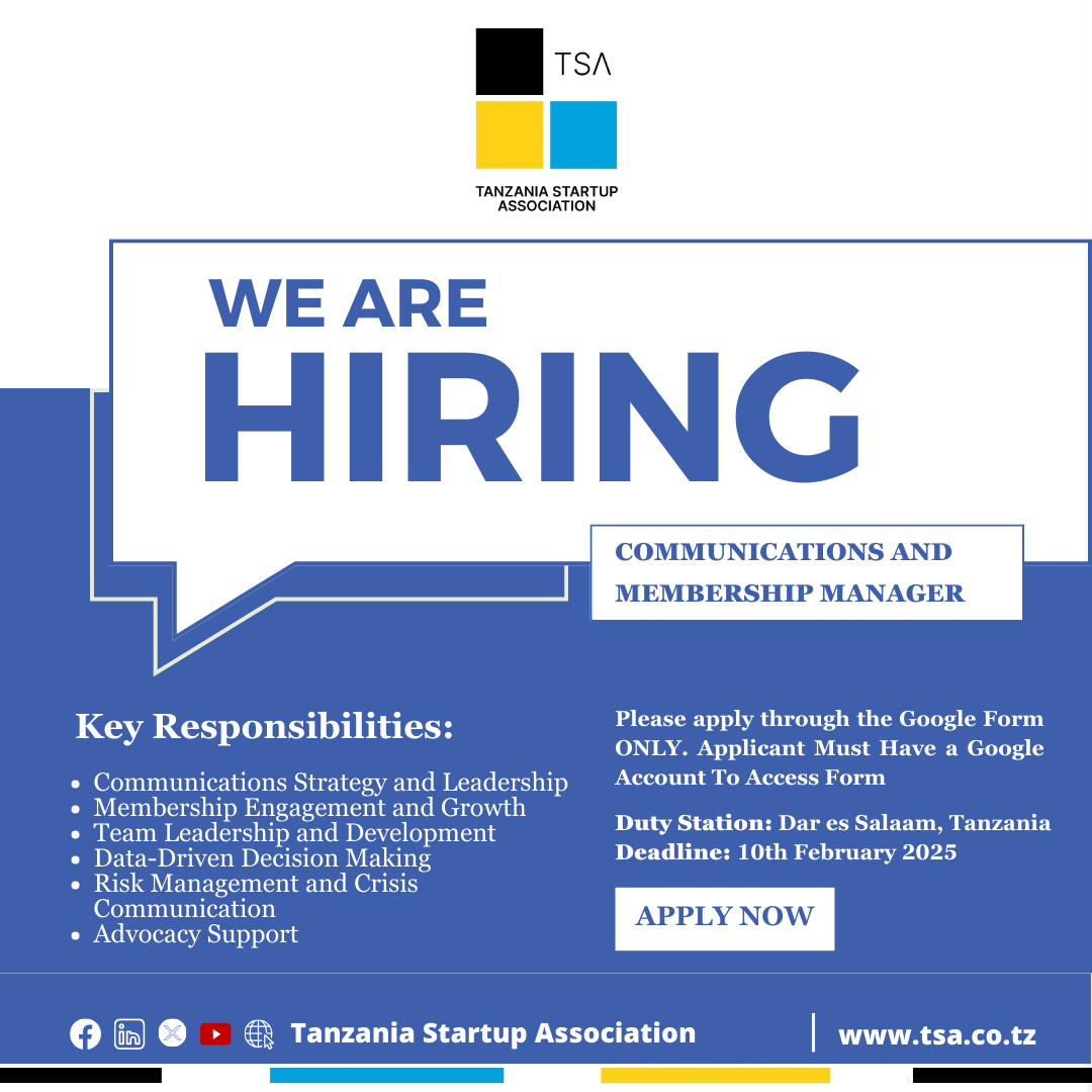 Tanzania Startup Association tweet media