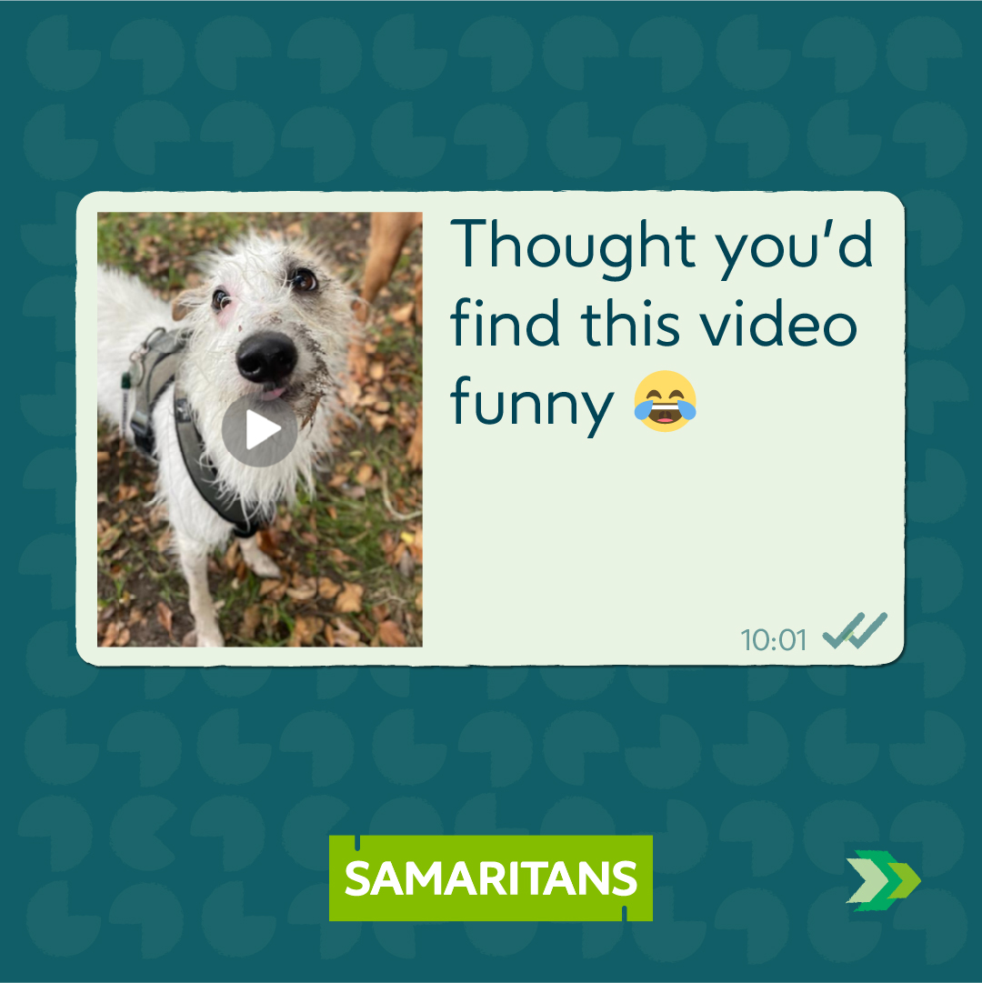 samaritans's tweet image. It’s not always easy to know what to say when someone you care about is going through a rough time. But reaching out, even with a small text, can remind them they’re not alone. 

Here’s a few message ideas 👇