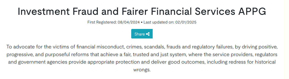 Reading the purpose statement for this APPG and thinking "this is right up our street" regarding #footballindex