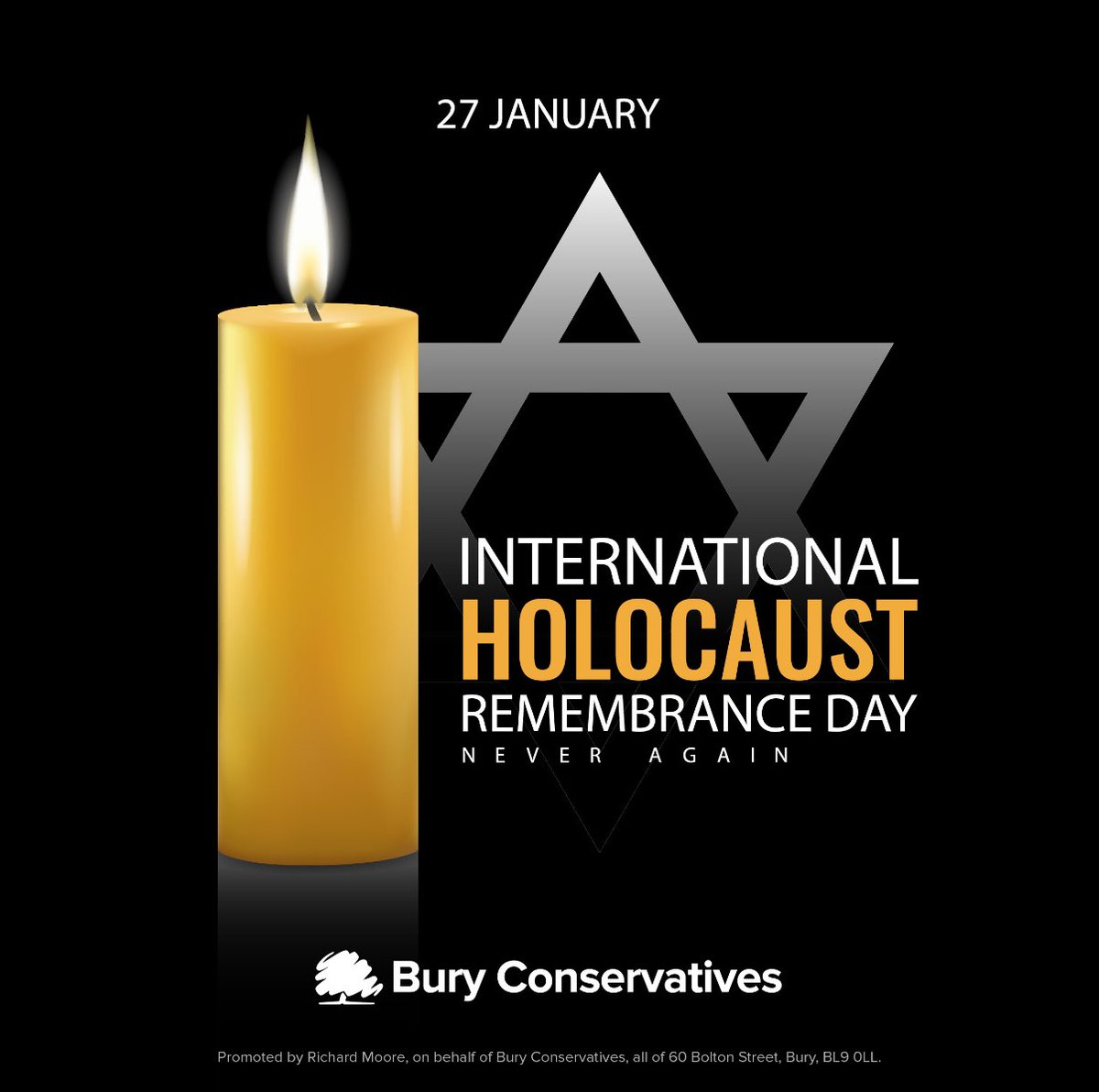On the 80th Anniversary of the liberation of Auschwitz-Birkenau, let us remember the horrific atrocities that occurred all those years ago, and ensure they never happen again. 🕯️ 

#HolocaustMemorialDay