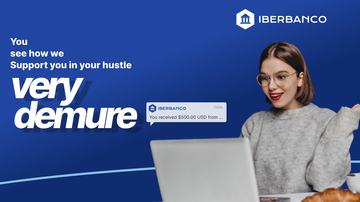 iberbanco's tweet photo. Let Iberbanco support your hustle!

#verydemure #iberbanco #account https://t.co/IS8XX3WXMg